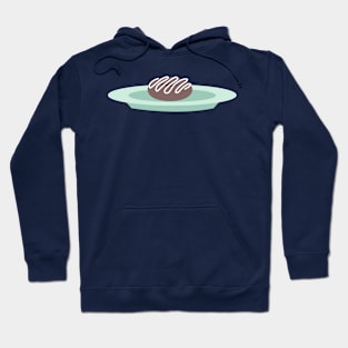 Doughnut on a plate Hoodie